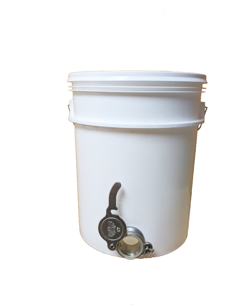 Plastic Pail 5 Gallon with Honey Gate ApiHex