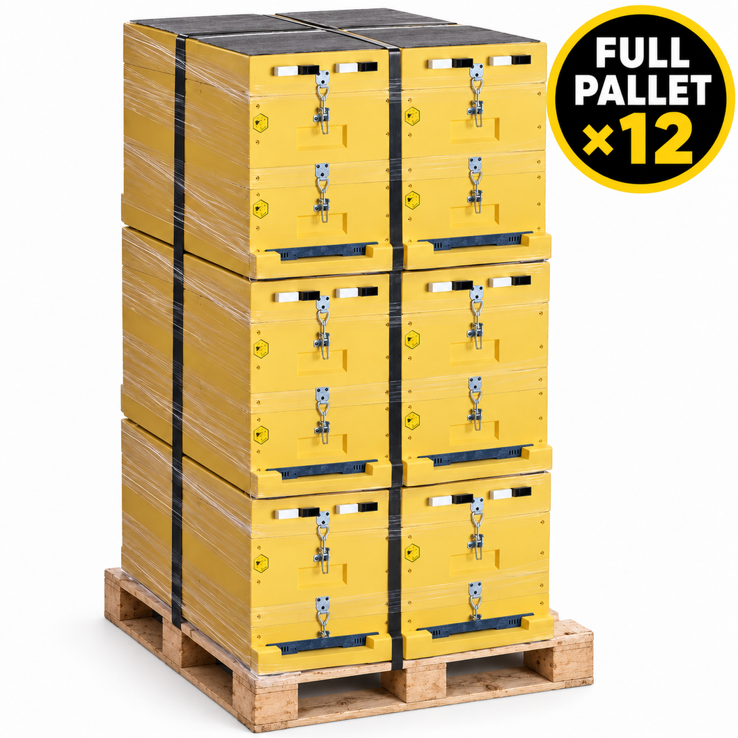12x Lyson Polystyrene Hives - Painted & Assembled (Full pallet - BULK)
