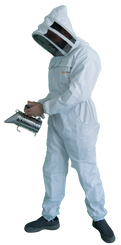 White Beekeeping Suit - Standard, Side