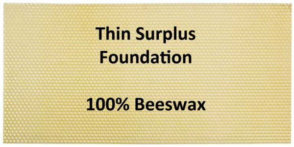 Super Thin Surplus Wax Foundation